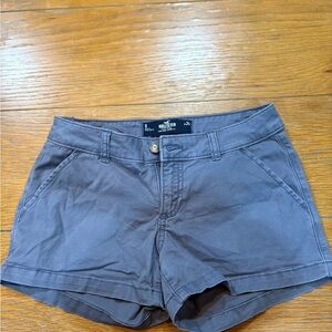 Hollister Gray Bermuda Shorts Casual Lightweight Style